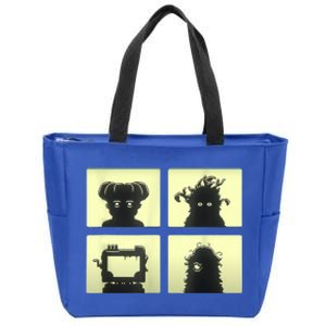 Inscryption Four Scribes Boss Psychological Card Game Scary Zip Tote Bag