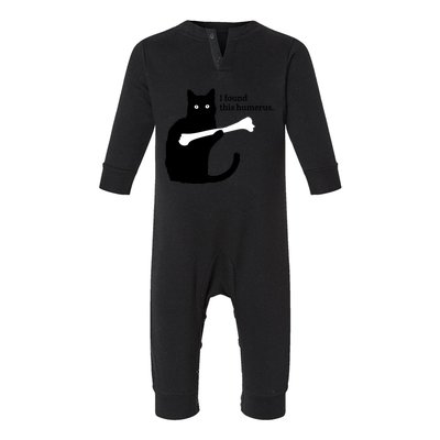 I FOUND THIS HUMERUS Infant Fleece One Piece