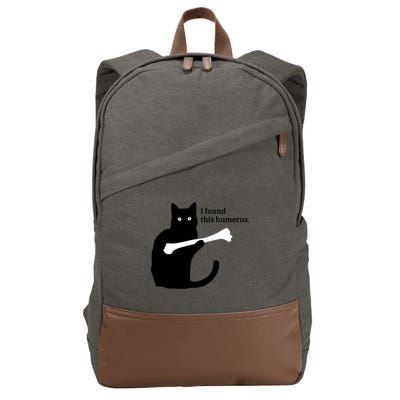 I FOUND THIS HUMERUS Cotton Canvas Backpack