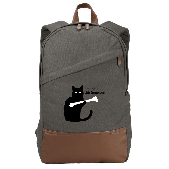 I FOUND THIS HUMERUS Cotton Canvas Backpack
