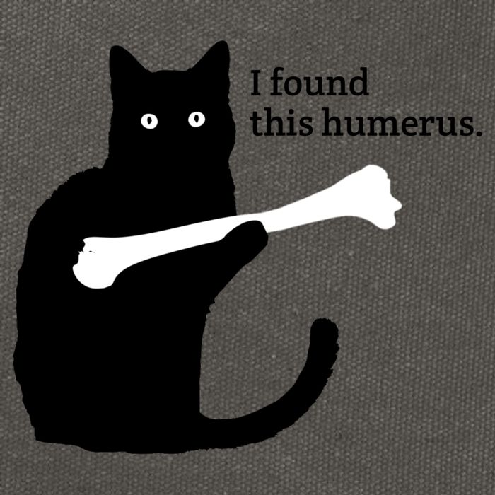 I FOUND THIS HUMERUS Cotton Canvas Backpack