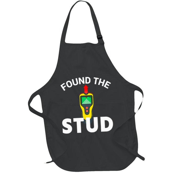 I Found The Stud Funny Stud Finder Joke Apron