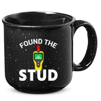 I Found The Stud Funny Stud Finder Joke 15oz Campfire Ceramic Mug