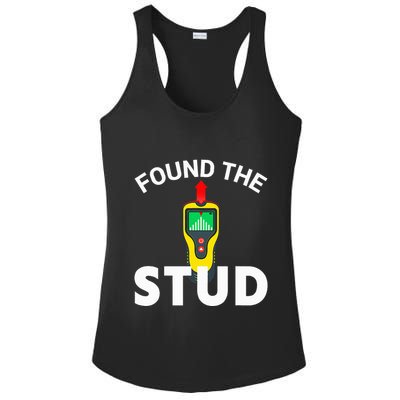 I Found The Stud Funny Stud Finder Joke Ladies PosiCharge Competitor Racerback Tank
