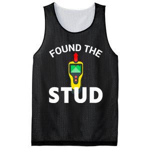 I Found The Stud Funny Stud Finder Joke Mesh Reversible Basketball Jersey Tank