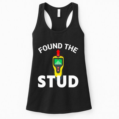 I Found The Stud Funny Stud Finder Joke Womens Tank Top