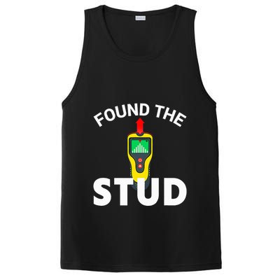 I Found The Stud Funny Stud Finder Joke PosiCharge Competitor Tank