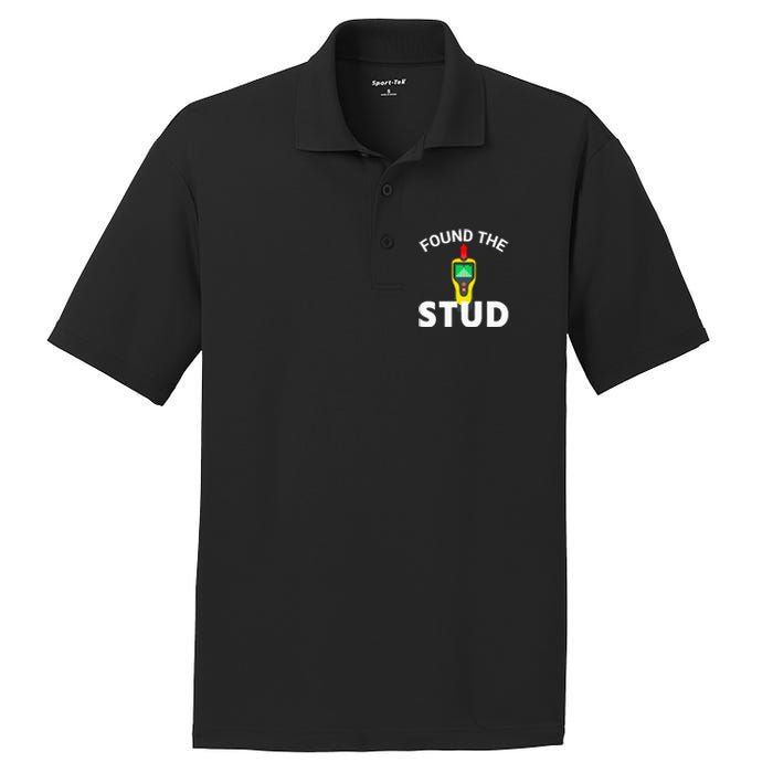 I Found The Stud Funny Stud Finder Joke PosiCharge RacerMesh Polo