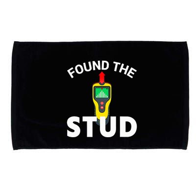 I Found The Stud Funny Stud Finder Joke Microfiber Hand Towel