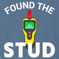 I Found The Stud Funny Stud Finder Joke Garment-Dyed Sweatshirt