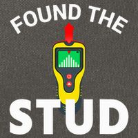 I Found The Stud Funny Stud Finder Joke Cotton Canvas Backpack