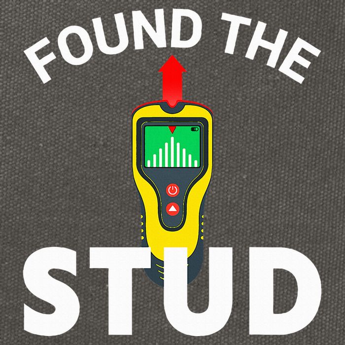 I Found The Stud Funny Stud Finder Joke Cotton Canvas Backpack