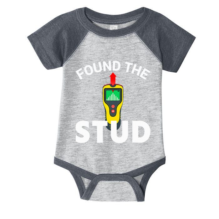 I Found The Stud Funny Stud Finder Joke Infant Baby Jersey Bodysuit