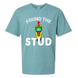 I Found The Stud Funny Stud Finder Joke Sueded Cloud Jersey T-Shirt