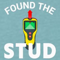 I Found The Stud Funny Stud Finder Joke Sueded Cloud Jersey T-Shirt