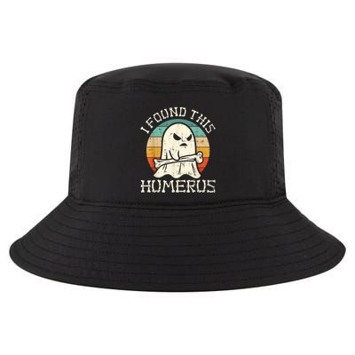 I Found This Humerus Ghost Boo Funny Retro Halloween Cool Comfort Performance Bucket Hat