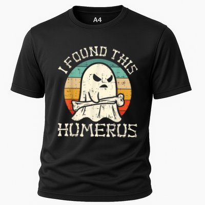 I Found This Humerus Ghost Boo Funny Retro Halloween Performance Shirt
