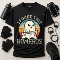 I Found This Humerus Ghost Boo Funny Retro Halloween Performance Shirt