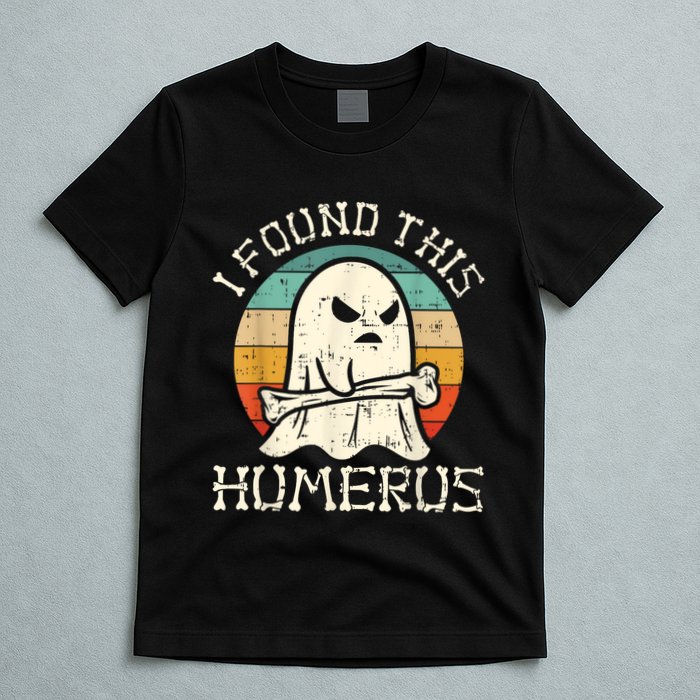 I Found This Humerus Ghost Boo Funny Retro Halloween T-Shirt