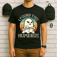 I Found This Humerus Ghost Boo Funny Retro Halloween T-Shirt