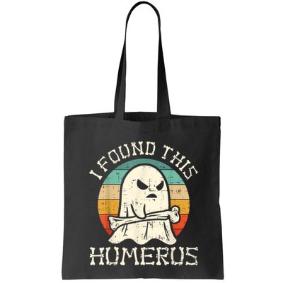 I Found This Humerus Ghost Boo Funny Retro Halloween Bag
