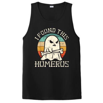 I Found This Humerus Ghost Boo Funny Retro Halloween PosiCharge Competitor Tank