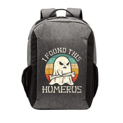 I Found This Humerus Ghost Boo Funny Retro Halloween Vector Backpack