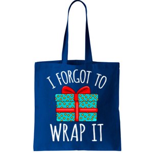 I Forgot To Wrap It Funny Christmas Pregnancy Announcet Gift Tote Bag