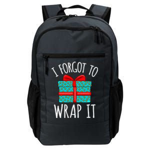 I Forgot To Wrap It Funny Christmas Pregnancy Announcet Gift Daily Commute Backpack