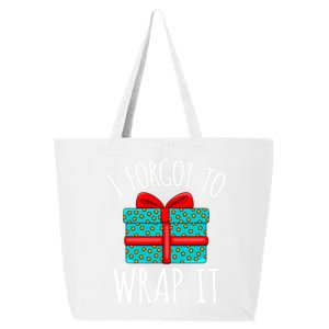 I Forgot To Wrap It Funny Christmas Pregnancy Announcet Gift 25L Jumbo Tote