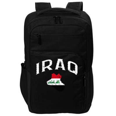 Iraq Flag Throwback Sport Souvenir Impact Tech Backpack