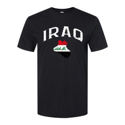 Iraq Flag Throwback Sport Souvenir Softstyle® CVC T-Shirt