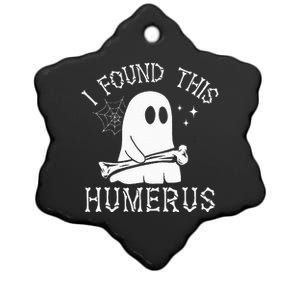 I Found This Humerus Halloween Ceramic Star Ornament