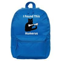 I Found This Humerus Funny Cat Lover 16 in Basic Backpack