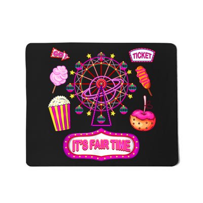 Its Fair Time Funny State Fair Ferris Wheel And Good Food Mousepad