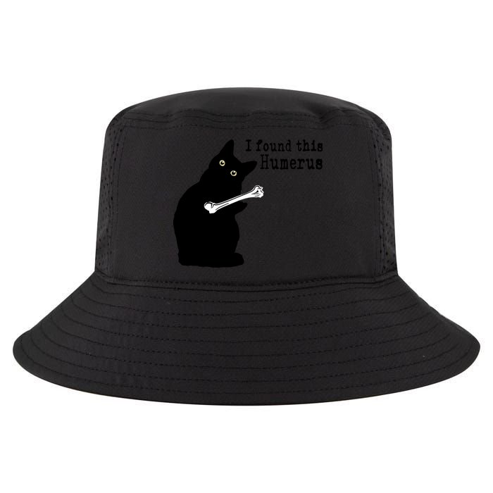 I Found This Humerus Humorous, Cat Lover Cool Comfort Performance Bucket Hat
