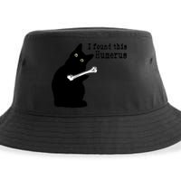I Found This Humerus Humorous, Cat Lover Sustainable Bucket Hat