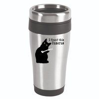 I Found This Humerus Humorous, Cat Lover 16oz Travel Tumbler