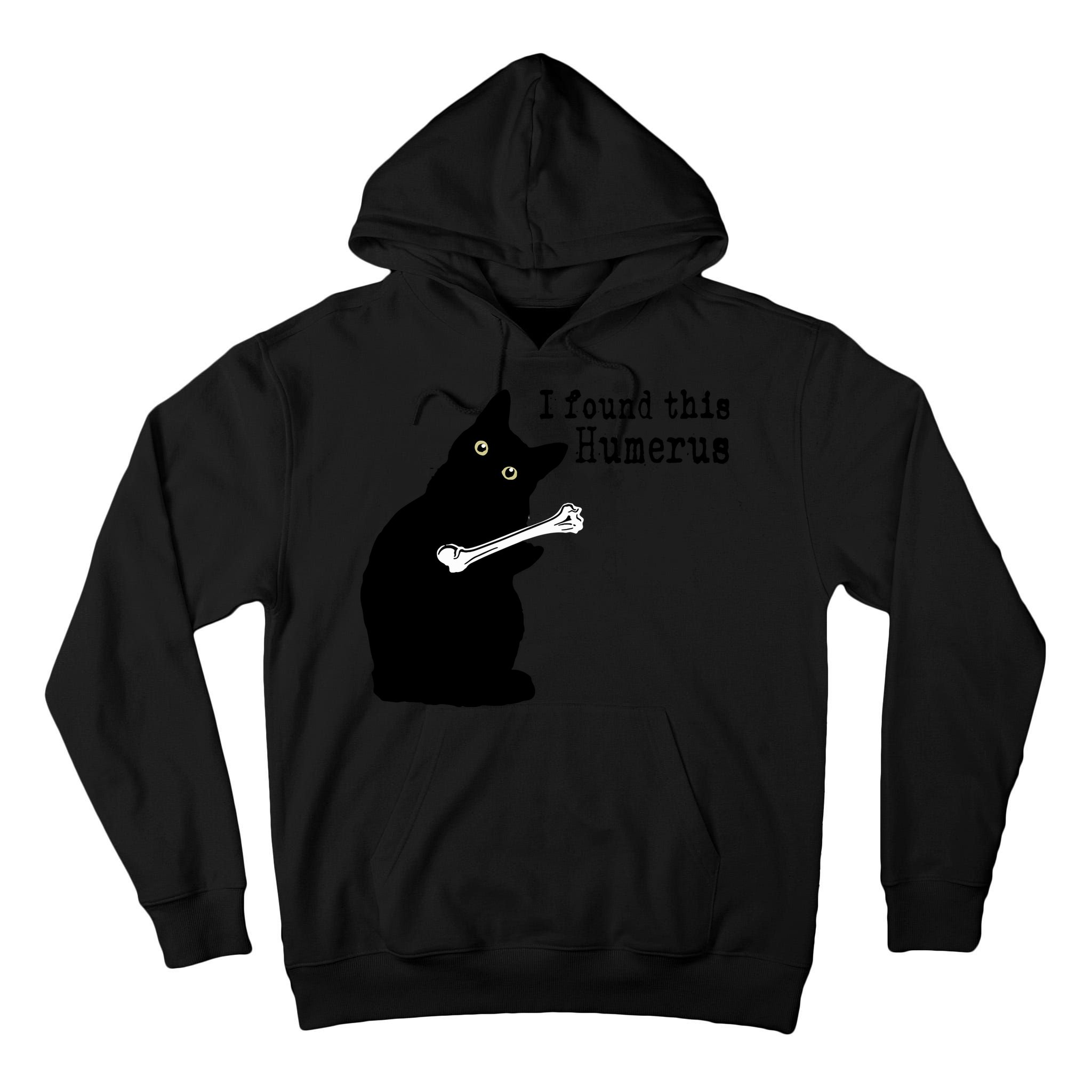 I Found This Humerus Humorous, Cat Lover Tall Hoodie
