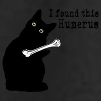 I Found This Humerus Humorous, Cat Lover Golf Towel
