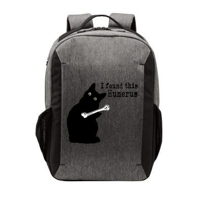 I Found This Humerus Humorous, Cat Lover Vector Backpack
