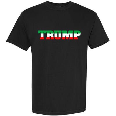 Italians For Trump Italiano Supporter Italy National Flag Garment-Dyed Heavyweight T-Shirt