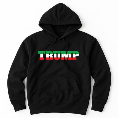 Italians For Trump Italiano Supporter Italy National Flag Hoodie