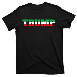 Italians For Trump Italiano Supporter Italy National Flag T-Shirt