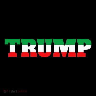Italians For Trump Italiano Supporter Italy National Flag T-Shirt
