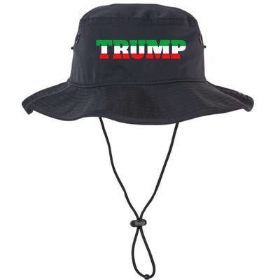 Italians For Trump Italiano Supporter Italy National Flag Bucket Hat