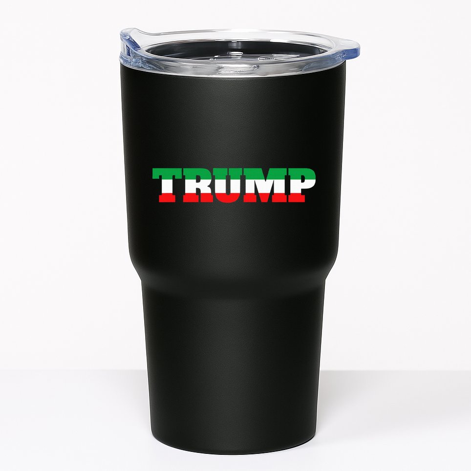 Italians For Trump Italiano Supporter Italy National Flag Tumbler
