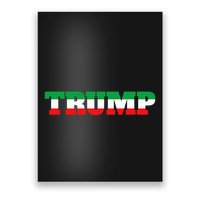 Italians For Trump Italiano Supporter Italy National Flag Poster