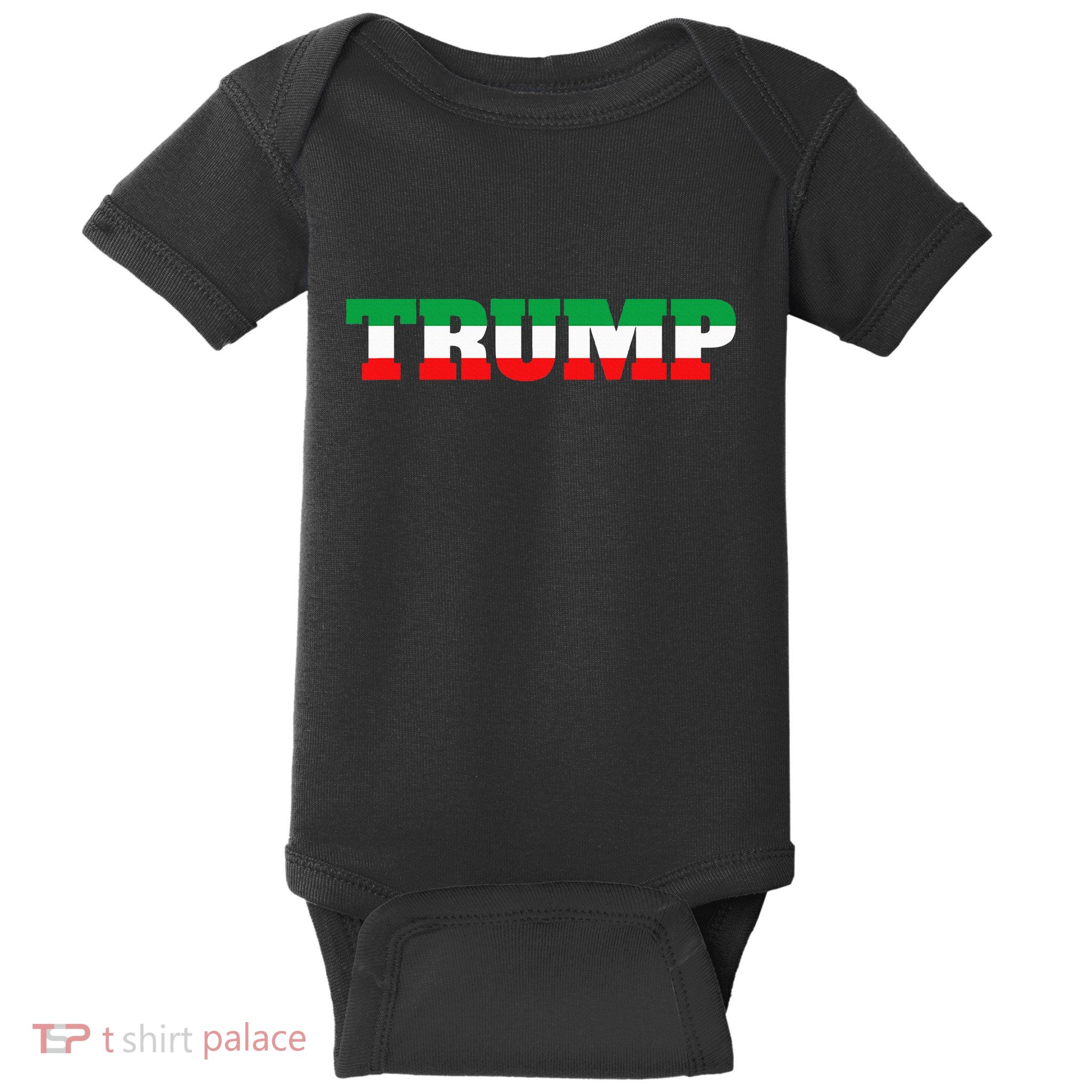 Italians For Trump Italiano Supporter Italy National Flag Baby Bodysuit