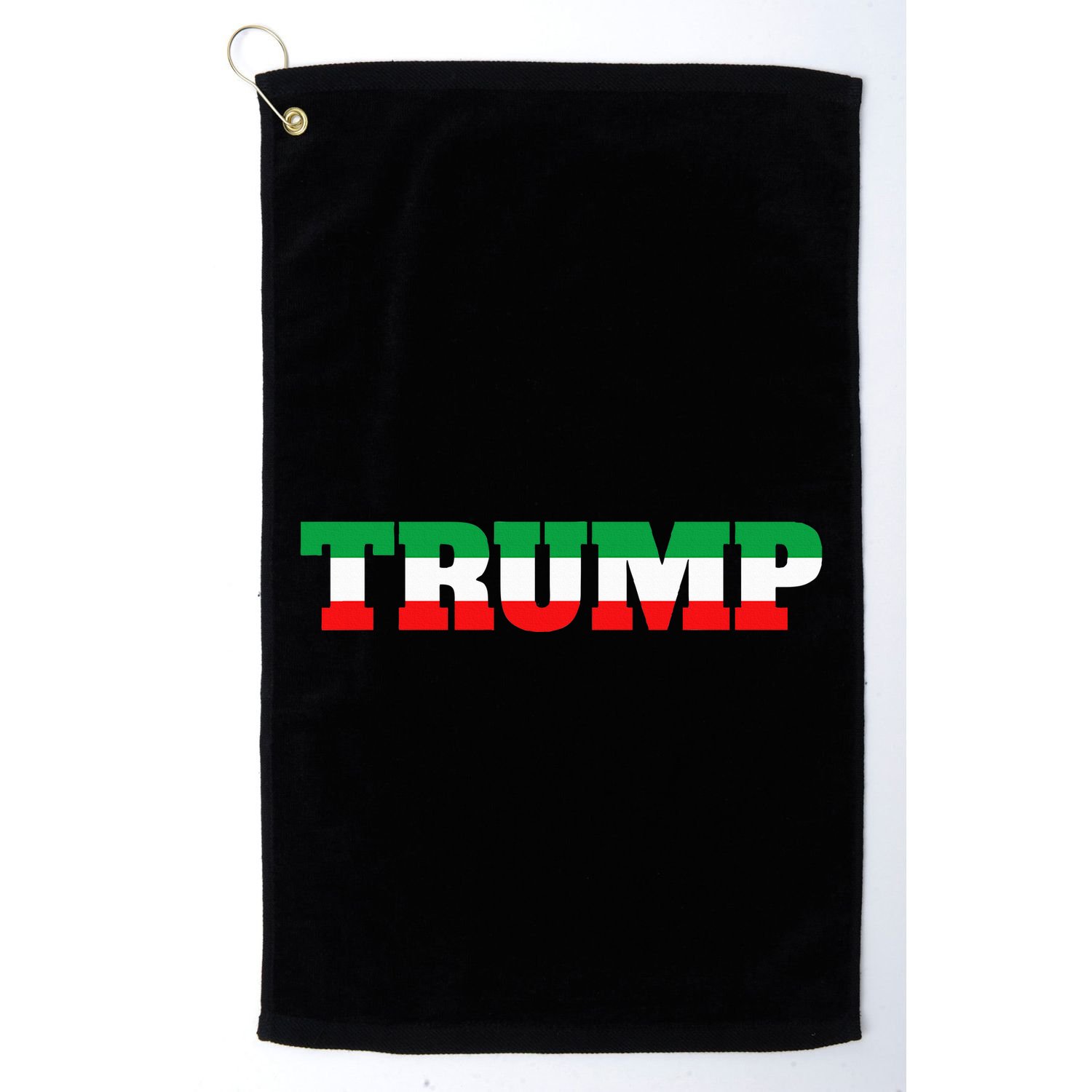 Italians For Trump Italiano Supporter Italy National Flag Golf Towel